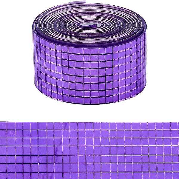 PandaHall AHANDMAKER Glass Mirror Wall Sticker, 8.2 Feet Self-Adhesive Mosaic Tiles, Square Glass Mirrors Tiles with Adhesive Back for Home..., Purple
PandaHall AHANDMAKER Glass Mirror Wall Sticker, 8.2 Feet Self-Adhesive Mosaic Tiles, Square Glass Mirrors Tiles with Adhesive Back for Home..., Purple