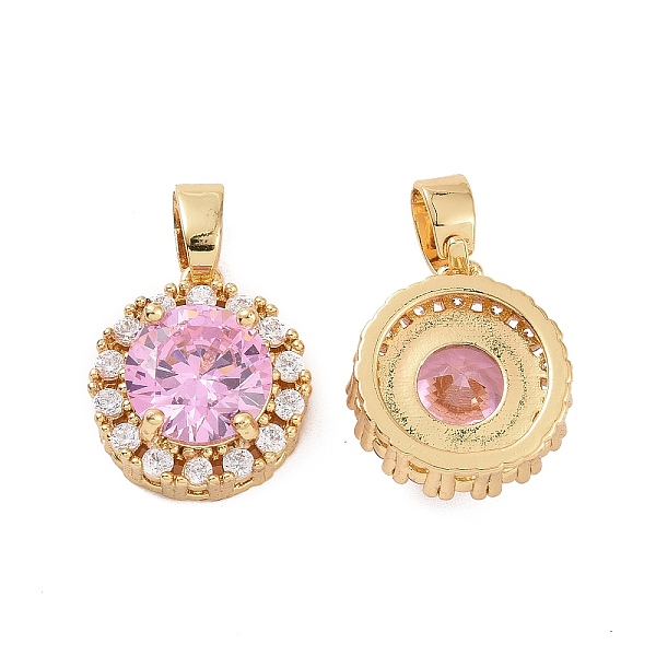 PandaHall Brass Micro Pave Cubic Zirconia Charms, Flat Round, Clear & Pink, Real 18K Gold Plated, 13.5x12.5x6.5mm, Hole: 2.8x5mm Brass+Cubic...
PandaHall Brass Micro Pave Cubic Zirconia Charms, Flat Round, Clear & Pink, Real 18K Gold Plated, 13.5x12.5x6.5mm, Hole: 2.8x5mm Brass+Cubic...