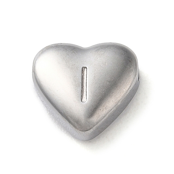 PandaHall 201 Stainless Steel Beads, Stainless Steel Color, Heart, Letter I, 7x8x3.5mm, Hole: 1.5mm 201 Stainless Steel Letter I
PandaHall 201 Stainless Steel Beads, Stainless Steel Color, Heart, Letter I, 7x8x3.5mm, Hole: 1.5mm 201 Stainless Steel Letter I