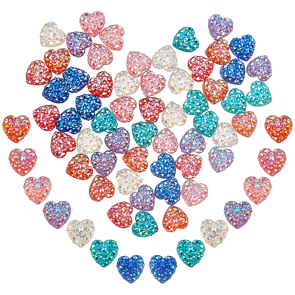 PandaHall CHGCRAFT 280pcs 7 Colors Plastic Cabochons, Heart, Mixed Color, 12x12x3.5~4mm, 40pcs/color Plastic Heart Multicolor
PandaHall CHGCRAFT 280pcs 7 Colors Plastic Cabochons, Heart, Mixed Color, 12x12x3.5~4mm, 40pcs/color Plastic Heart Multicolor