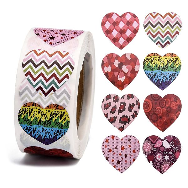 PandaHall Heart Shaped Stickers Roll, Valentine's Day Sticker Adhesive Label, for Decoration Wedding Party Accessories, Colorful, 25x25mm...
PandaHall Heart Shaped Stickers Roll, Valentine's Day Sticker Adhesive Label, for Decoration Wedding Party Accessories, Colorful, 25x25mm...