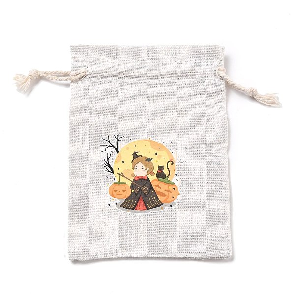 PandaHall Halloween Cotton Cloth Storage Pouches, Rectangle Drawstring Bags, for Candy Gift Bags, Girl Pattern, 13.8x10x0.1cm Cloth Human
PandaHall Halloween Cotton Cloth Storage Pouches, Rectangle Drawstring Bags, for Candy Gift Bags, Girl Pattern, 13.8x10x0.1cm Cloth Human
