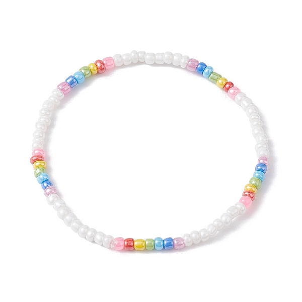 PandaHall Glass Seed Beaded Stretch Bracelets, Colorful, Inner Diameter: 2-1/4 inch(5.55cm) Seed Beads
PandaHall Glass Seed Beaded Stretch Bracelets, Colorful, Inner Diameter: 2-1/4 inch(5.55cm) Seed Beads