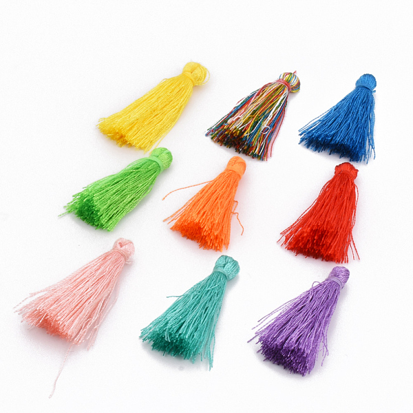 PandaHall Polyester Tassel Pendant Decorations, Mixed Color, 90~92mm Polyester Multicolor
PandaHall Polyester Tassel Pendant Decorations, Mixed Color, 90~92mm Polyester Multicolor