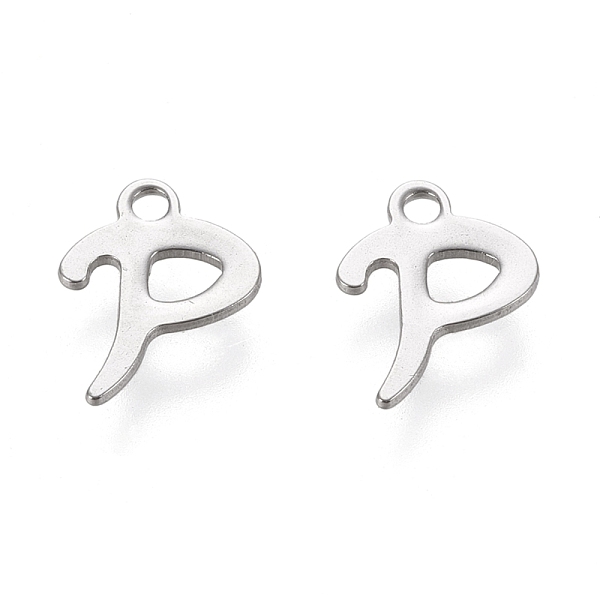 PandaHall 304 Stainless Steel Charms, Laser Cut, Letter, Stainless Steel Color, Letter.P, 11.5x8.5x0.7mm, Hole: 1.5mm 304 Stainless Steel...
PandaHall 304 Stainless Steel Charms, Laser Cut, Letter, Stainless Steel Color, Letter.P, 11.5x8.5x0.7mm, Hole: 1.5mm 304 Stainless Steel...