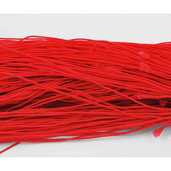 PandaHall Elastic Cord, Red, about 1mm thick, about 25.15~27.34 yards(23~25m)/bundle Elastic Fibre Round Red
PandaHall Elastic Cord, Red, about 1mm thick, about 25.15~27.34 yards(23~25m)/bundle Elastic Fibre Round Red