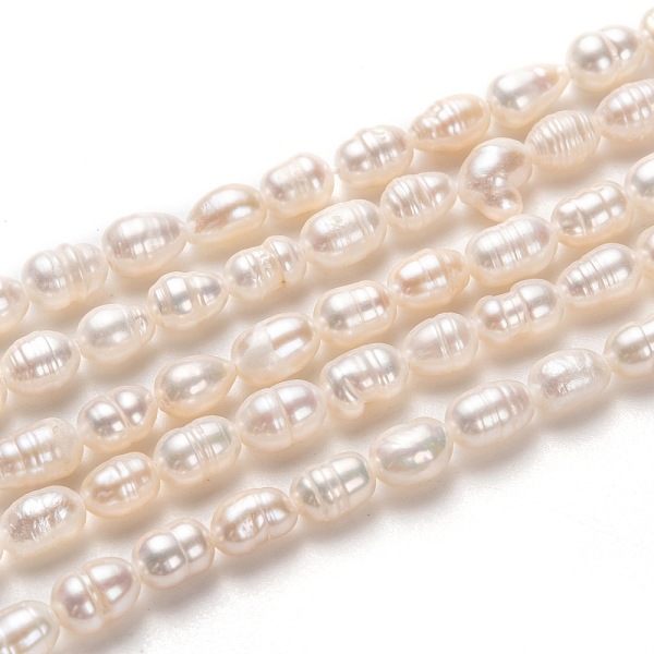PandaHall Natural Cultured Freshwater Pearl Beads Strands, Rice, Bisque, 6~8x4~5mm, Hole: 0.7mm, about 52pcs/strand, 13.39 inch(34cm) Pearl..., Orange
PandaHall Natural Cultured Freshwater Pearl Beads Strands, Rice, Bisque, 6~8x4~5mm, Hole: 0.7mm, about 52pcs/strand, 13.39 inch(34cm) Pearl..., Orange