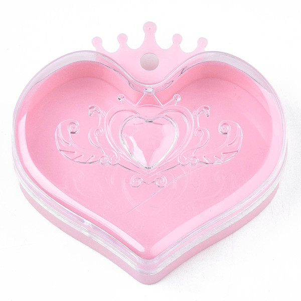 PandaHall Polystyrene Plastic Bead Containers, Candy Treat Gift Box, for Wedding Party Packing Box, Heart with Crown, Pink, 10.6x10.9x3.6cm...
PandaHall Polystyrene Plastic Bead Containers, Candy Treat Gift Box, for Wedding Party Packing Box, Heart with Crown, Pink, 10.6x10.9x3.6cm...
