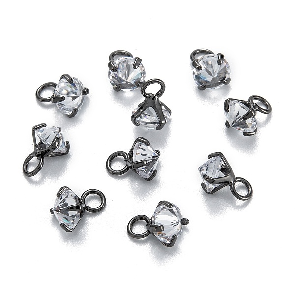 PandaHall Brass Clear Cubic Zirconia Charms, Long-Lasting Plated, Diamond, Gunmetal, 7.5x5.5x5.5mm, Hole: 2mm Brass+Cubic Zirconia Diamond...
PandaHall Brass Clear Cubic Zirconia Charms, Long-Lasting Plated, Diamond, Gunmetal, 7.5x5.5x5.5mm, Hole: 2mm Brass+Cubic Zirconia Diamond...