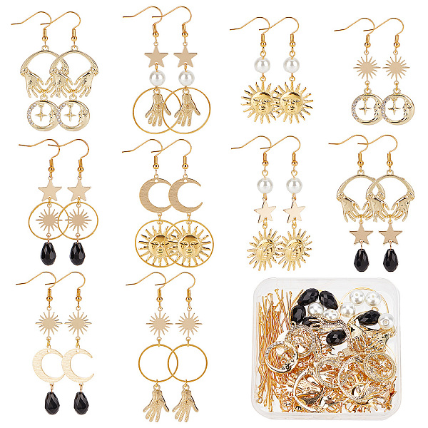 PandaHall SUNNYCLUE DIY Sun Moon Star Earring Making Kit, Including Brass Link Connectors and Brass & Alloy Pendants & Link Connectors..., Multicolor
PandaHall SUNNYCLUE DIY Sun Moon Star Earring Making Kit, Including Brass Link Connectors and Brass & Alloy Pendants & Link Connectors..., Multicolor