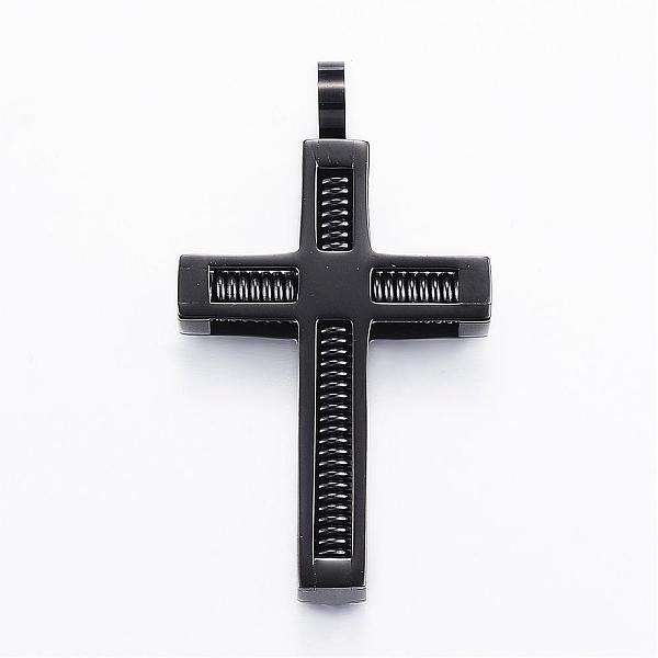 PandaHall 304 Stainless Steel Pendants, Cross, Gunmetal, 48.5x27x8mm, Hole: 6mm 304 Stainless Steel Cross
PandaHall 304 Stainless Steel Pendants, Cross, Gunmetal, 48.5x27x8mm, Hole: 6mm 304 Stainless Steel Cross