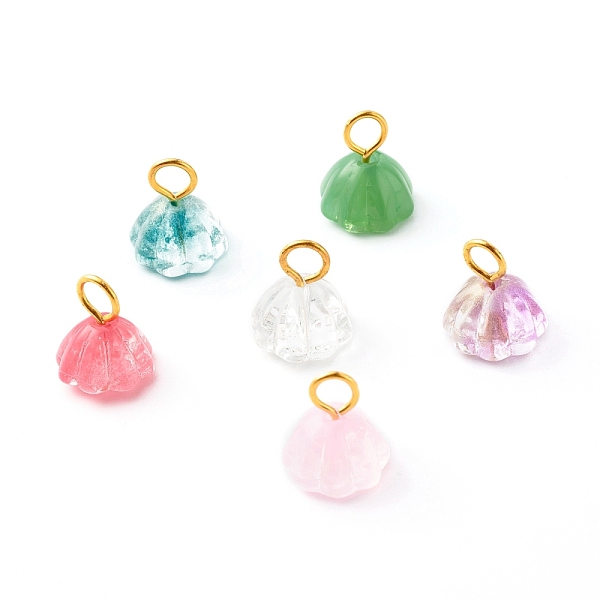 PandaHall Glass Charms, with Golden Iron Head Pin, Lotus Pod, Mixed Color, 12x10mm, Hole: 3.5x3mm Glass Others Multicolor
PandaHall Glass Charms, with Golden Iron Head Pin, Lotus Pod, Mixed Color, 12x10mm, Hole: 3.5x3mm Glass Others Multicolor