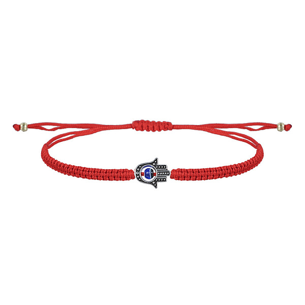 PandaHall Hamsa Hand with Evil Eye Bead Braided Bead Bracelets, Adjustable Cord Bracelets for Women Men Alloy Hamsa Hand
PandaHall Hamsa Hand with Evil Eye Bead Braided Bead Bracelets, Adjustable Cord Bracelets for Women Men Alloy Hamsa Hand