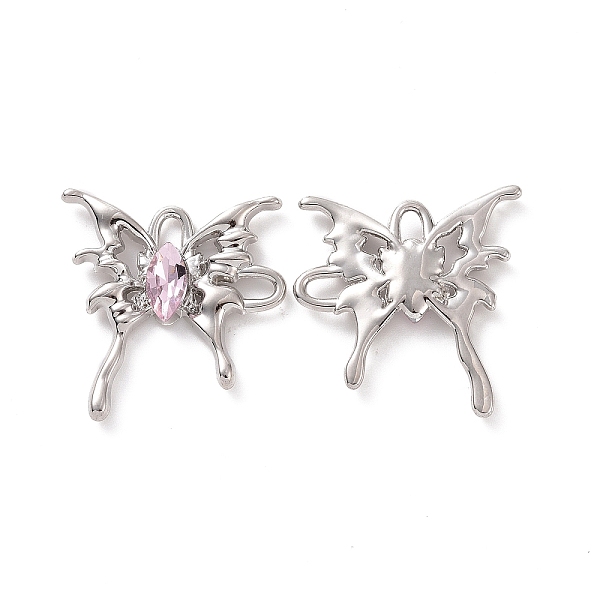 PandaHall Rack Plating Alloy Connector Charms, Butterfly Links with Glass, Platinum, Cadmium Free & Lead Free & Nickle Free, Pearl Pink...
PandaHall Rack Plating Alloy Connector Charms, Butterfly Links with Glass, Platinum, Cadmium Free & Lead Free & Nickle Free, Pearl Pink...