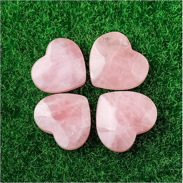 PandaHall Natural Rose Quartz Healing Figurines, Reiki Energy Stone Display Decorations, Heart, 45~60x45~60x19mm Rose Quartz Heart
PandaHall Natural Rose Quartz Healing Figurines, Reiki Energy Stone Display Decorations, Heart, 45~60x45~60x19mm Rose Quartz Heart