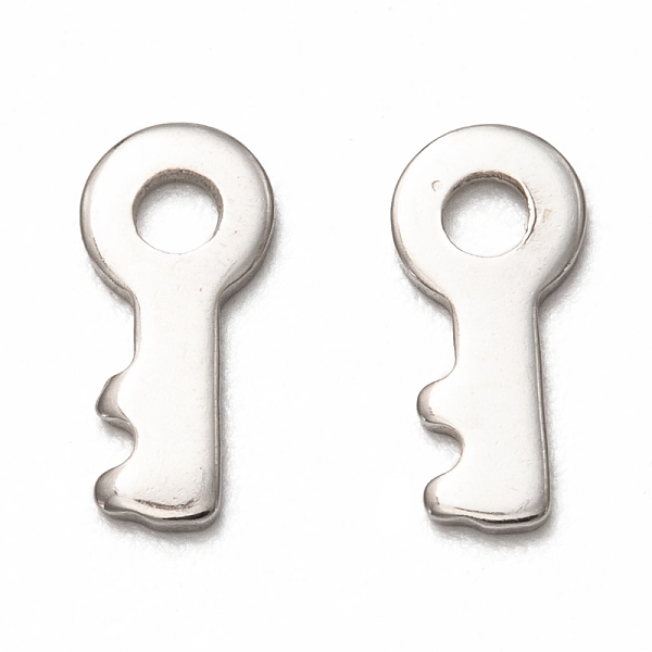 PandaHall 201 Stainless Steel Charms, Laser Cut, Key, Stainless Steel Color, 10x4.5x1mm, Hole: 1.8mm 201 Stainless Steel Key
PandaHall 201 Stainless Steel Charms, Laser Cut, Key, Stainless Steel Color, 10x4.5x1mm, Hole: 1.8mm 201 Stainless Steel Key