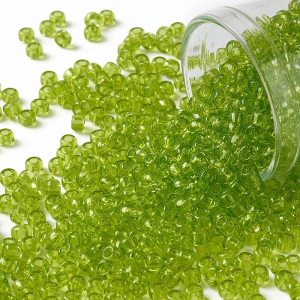 PandaHall TOHO Round Seed Beads, Japanese Seed Beads, (4) Transparent Lime Green, 8/0, 3mm, Hole: 1mm, about 1111pcs/50g Glass Green
PandaHall TOHO Round Seed Beads, Japanese Seed Beads, (4) Transparent Lime Green, 8/0, 3mm, Hole: 1mm, about 1111pcs/50g Glass Green