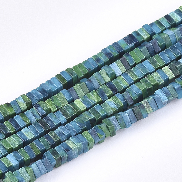 PandaHall Natural Agate Beads Strands, Dyed, Square Heishi Beads, Thin Slice Beads, Green, 2~2.5x2~2.5x1mm, Hole: 1mm, about...
PandaHall Natural Agate Beads Strands, Dyed, Square Heishi Beads, Thin Slice Beads, Green, 2~2.5x2~2.5x1mm, Hole: 1mm, about...