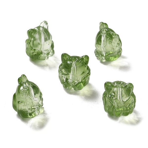 PandaHall Transparent Glass Beads, Gradient Color, Fox, Olive Drab, 16x14x12.5mm, Hole: 1.5mm Glass Fox
PandaHall Transparent Glass Beads, Gradient Color, Fox, Olive Drab, 16x14x12.5mm, Hole: 1.5mm Glass Fox