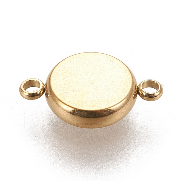 PandaHall Ion Plating(IP) 304 Stainless Steel Links Connectors Settings, Plain Edge Bezel Cups, Flat Round, Golden, Tray: 8mm, 16x10.5x3mm...
PandaHall Ion Plating(IP) 304 Stainless Steel Links Connectors Settings, Plain Edge Bezel Cups, Flat Round, Golden, Tray: 8mm, 16x10.5x3mm...
