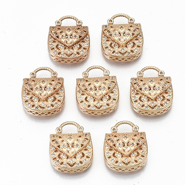 PandaHall Brass Micro Pave Cubic Zirconia Pendants, Light Gold, Long-Lasting Plated, Cadmium Free & Lead Free, Bag, Clear, 17x14x5mm, Hole...
PandaHall Brass Micro Pave Cubic Zirconia Pendants, Light Gold, Long-Lasting Plated, Cadmium Free & Lead Free, Bag, Clear, 17x14x5mm, Hole...