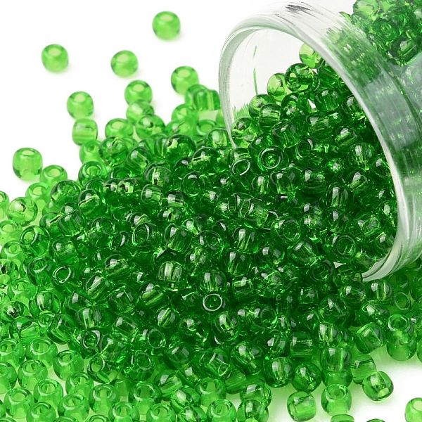 PandaHall TOHO Round Seed Beads, Japanese Seed Beads, (7) Transparent Peridot, 8/0, 3mm, Hole: 1mm, about 1111pcs/50g Glass Green
PandaHall TOHO Round Seed Beads, Japanese Seed Beads, (7) Transparent Peridot, 8/0, 3mm, Hole: 1mm, about 1111pcs/50g Glass Green