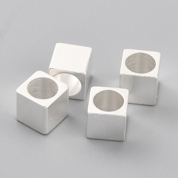 PandaHall Brass Spacer Beads, Long-Lasting Plated, Cube with Round Hole, 925 Sterling Silver Plated, 5x5x5mm, Hole: 4mm Brass Cube
PandaHall Brass Spacer Beads, Long-Lasting Plated, Cube with Round Hole, 925 Sterling Silver Plated, 5x5x5mm, Hole: 4mm Brass Cube