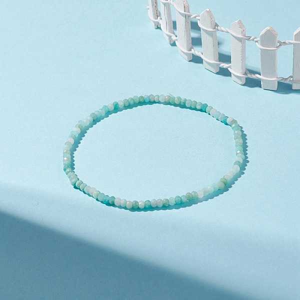 PandaHall Natural Amazonite Beaded Stretch Bracelet, Gemstone Jewelry for Women, Wide: 3mm, Inner Diameter: 2-1/4 inch(5.7cm) Amazonite
PandaHall Natural Amazonite Beaded Stretch Bracelet, Gemstone Jewelry for Women, Wide: 3mm, Inner Diameter: 2-1/4 inch(5.7cm) Amazonite