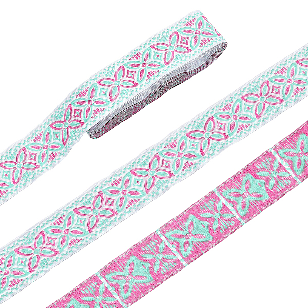 PandaHall Polyester Lace Cord, Embroidery Ancient Hanfu Lace Ribbon, Flower Pattern, Aquamarine, 1-1/4~1-3/8 inch(33~35mm), about 7.44 Yards..., Green
PandaHall Polyester Lace Cord, Embroidery Ancient Hanfu Lace Ribbon, Flower Pattern, Aquamarine, 1-1/4~1-3/8 inch(33~35mm), about 7.44 Yards..., Green