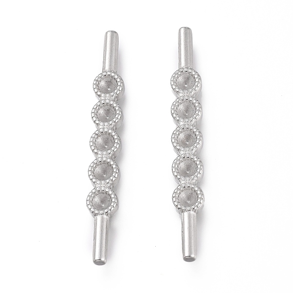 PandaHall 304 Stainless Steel Spacer Bar Rhinestone Settings, for Leather Cord Making Accessories, with Rhinestone Setting, Stainless Steel...
PandaHall 304 Stainless Steel Spacer Bar Rhinestone Settings, for Leather Cord Making Accessories, with Rhinestone Setting, Stainless Steel...