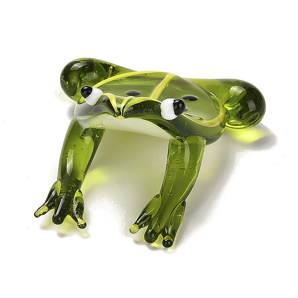 PandaHall Handmade Lampwork 3D Animal Ornaments, for Home Office Desktop Decoration, Frog, 54x41x23mm Lampwork Frog
PandaHall Handmade Lampwork 3D Animal Ornaments, for Home Office Desktop Decoration, Frog, 54x41x23mm Lampwork Frog