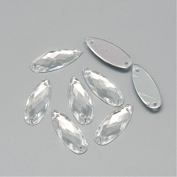 PandaHall Sew on Rhinestone, Transparent Acrylic Rhinestone, Two Holes, Garment Accessories, Faceted, teardrop, Clear, 21~21.5x8x3mm, Hole...
PandaHall Sew on Rhinestone, Transparent Acrylic Rhinestone, Two Holes, Garment Accessories, Faceted, teardrop, Clear, 21~21.5x8x3mm, Hole...
