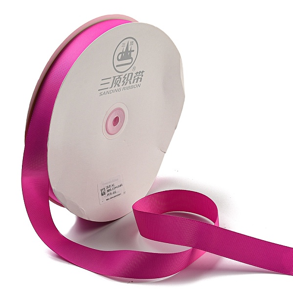 PandaHall High Dense Polyester Grosgrain Ribbons, Fuchsia, 1 inch(25.4mm), about 100yards/roll Polyester None Pink
PandaHall High Dense Polyester Grosgrain Ribbons, Fuchsia, 1 inch(25.4mm), about 100yards/roll Polyester None Pink