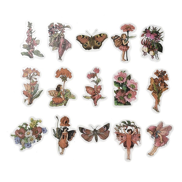 PandaHall 45Pcs Flower Fairy PET Adhesive Waterproof Stickers, for DIY Photo Album Diary Scrapbook Decoration, Pale Violet Red...
PandaHall 45Pcs Flower Fairy PET Adhesive Waterproof Stickers, for DIY Photo Album Diary Scrapbook Decoration, Pale Violet Red...
