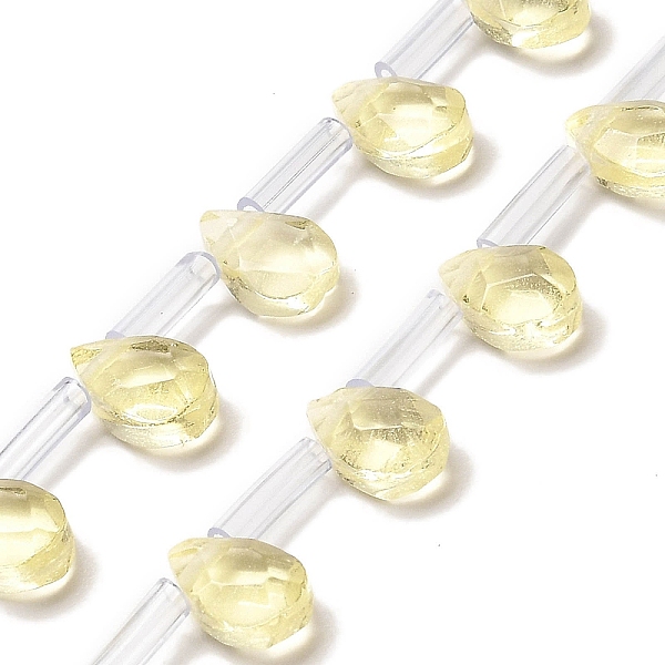 PandaHall K9 Glass Beads Strands, Top Drilled, Faceted, Teardrop, Light Khaki, 9x6x4mm, Hole: 0.9mm, about 40pcs/strand, 16.22''(41.2cm)...
PandaHall K9 Glass Beads Strands, Top Drilled, Faceted, Teardrop, Light Khaki, 9x6x4mm, Hole: 0.9mm, about 40pcs/strand, 16.22''(41.2cm)...