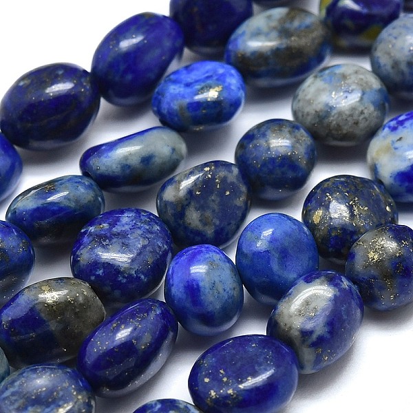 PandaHall Natural Lapis Lazuli Beads Strands, Tumbled Stone, Nuggets, 10~11x7~8x5~6mm, Hole: 0.8mm, about 37pcs/Strand, 15.75 inch(40cm)...
PandaHall Natural Lapis Lazuli Beads Strands, Tumbled Stone, Nuggets, 10~11x7~8x5~6mm, Hole: 0.8mm, about 37pcs/Strand, 15.75 inch(40cm)...