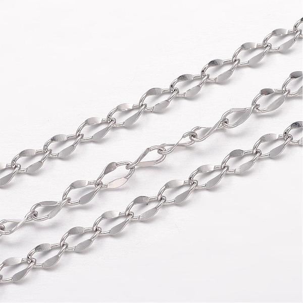 PandaHall 304 Stainless Steel Curb Chains, Soldered, Twisted Chains, for Jewelry Making, Stainless Steel Color, 4x2x0.4mm 304 Stainless...
PandaHall 304 Stainless Steel Curb Chains, Soldered, Twisted Chains, for Jewelry Making, Stainless Steel Color, 4x2x0.4mm 304 Stainless...