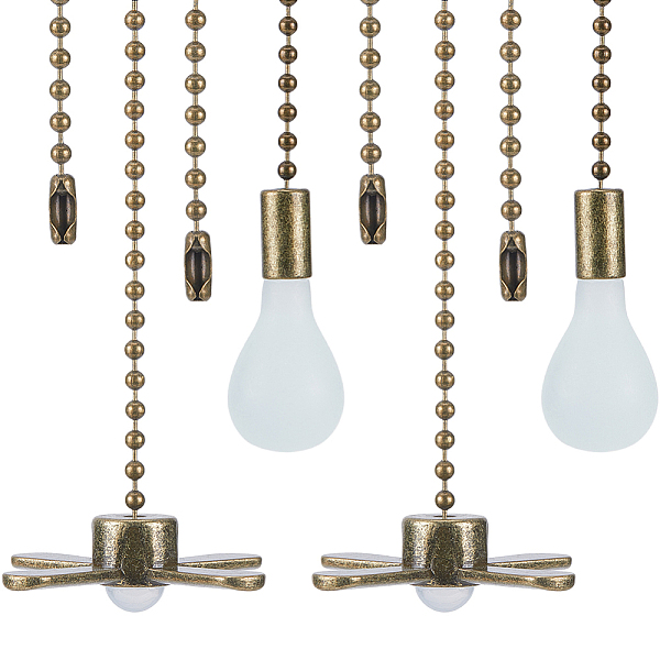 PandaHall GORGECRAFT 4Pcs Ceiling Fan Pull Chain Extenders Decorative Frosted Bulb and Fan Light Pull String Chain Set Beaded Ball Ornament...
PandaHall GORGECRAFT 4Pcs Ceiling Fan Pull Chain Extenders Decorative Frosted Bulb and Fan Light Pull String Chain Set Beaded Ball Ornament...