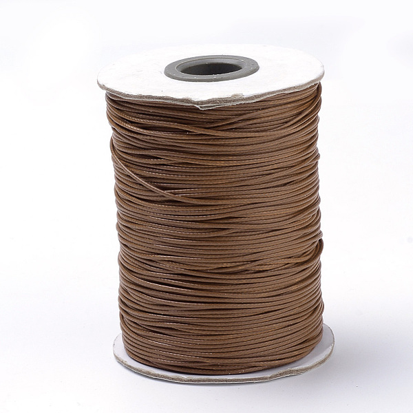 PandaHall Braided Korean Waxed Polyester Cords, Saddle Brown, 1mm, about 174.97 yards(160m)/roll Waxed Polyester Cord Brown
PandaHall Braided Korean Waxed Polyester Cords, Saddle Brown, 1mm, about 174.97 yards(160m)/roll Waxed Polyester Cord Brown