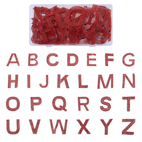 PandaHall Craftdady Glitter Hotfix Rhinestone, Hot Melt Adhesive on the Back, Costume Accessories, 26 Alphabet, Light Siam, 46x40x1.5mm..., Red
PandaHall Craftdady Glitter Hotfix Rhinestone, Hot Melt Adhesive on the Back, Costume Accessories, 26 Alphabet, Light Siam, 46x40x1.5mm..., Red