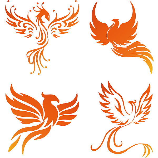 PandaHall PVC Window Sticker, Flat Round Shape, for Window or Stairway Home Decoration, Phenix, 160x160x0.3mm, 4pcs/set PVC Phenix
PandaHall PVC Window Sticker, Flat Round Shape, for Window or Stairway Home Decoration, Phenix, 160x160x0.3mm, 4pcs/set PVC Phenix