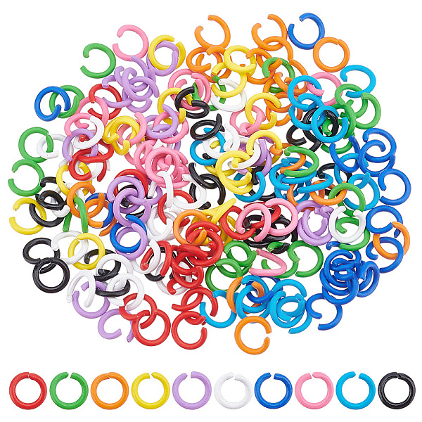 PandaHall PH 200pcs 6mm Colored Jump Rings 10 Colors Open Jump Rings O Ring Connectors 18 Gauge Jewelry Making Rings Chainmail Rings for..., Multicolor
PandaHall PH 200pcs 6mm Colored Jump Rings 10 Colors Open Jump Rings O Ring Connectors 18 Gauge Jewelry Making Rings Chainmail Rings for..., Multicolor