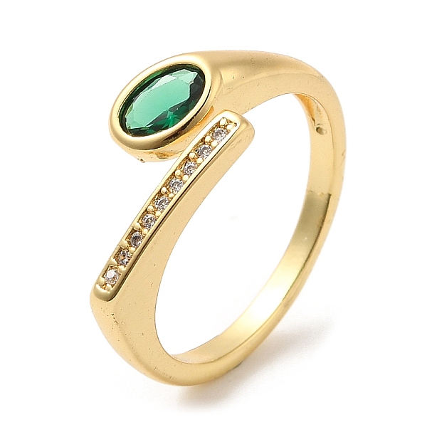 PandaHall Rack Plating Brass Adjustable Rings, Oval Cubic Zirconia Ring for Women, Lead Free & Cadmium Free, Real 18K Gold Plated, US Size 7...
PandaHall Rack Plating Brass Adjustable Rings, Oval Cubic Zirconia Ring for Women, Lead Free & Cadmium Free, Real 18K Gold Plated, US Size 7...