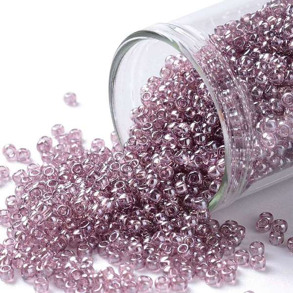 PandaHall TOHO Round Seed Beads, Japanese Seed Beads, (110) Transparent Luster Light Amethyst, 11/0, 2.2mm, Hole: 0.8mm, about..., Purple
PandaHall TOHO Round Seed Beads, Japanese Seed Beads, (110) Transparent Luster Light Amethyst, 11/0, 2.2mm, Hole: 0.8mm, about..., Purple