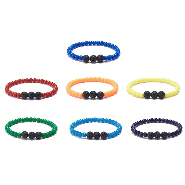 PandaHall 7Pcs 7 Colors Acrylic & Natural Lava Rock Round Beaded Stretch Bracelets Sets, Essential Oil Gemstone Jewelry for Women, Mixed..., Multicolor
PandaHall 7Pcs 7 Colors Acrylic & Natural Lava Rock Round Beaded Stretch Bracelets Sets, Essential Oil Gemstone Jewelry for Women, Mixed..., Multicolor