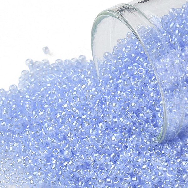 PandaHall TOHO Round Seed Beads, Japanese Seed Beads, (146) Ceylon Glacier, 15/0, 1.5mm, Hole: 0.7mm, about 135000pcs/pound Glass Blue
PandaHall TOHO Round Seed Beads, Japanese Seed Beads, (146) Ceylon Glacier, 15/0, 1.5mm, Hole: 0.7mm, about 135000pcs/pound Glass Blue