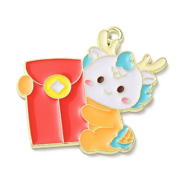 PandaHall Alloy Enamel Pendants, Golden, Dragon Charm, Red Envelope, 28x30x1mm, Hole: 1.8mm Alloy+Enamel Others Red
PandaHall Alloy Enamel Pendants, Golden, Dragon Charm, Red Envelope, 28x30x1mm, Hole: 1.8mm Alloy+Enamel Others Red