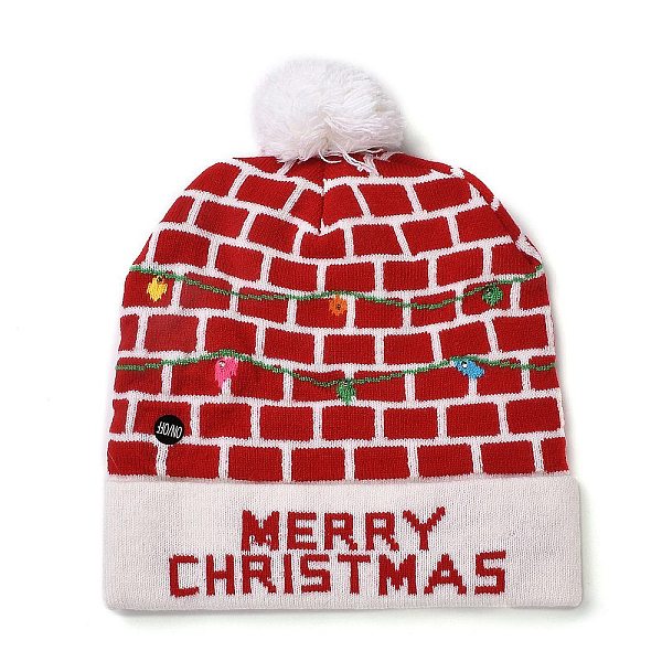 PandaHall LED Light Up Christmas Acrylic Fibers Yarn Cuffed Beanies Cap, Winter Warmer Knit Hat for Women, with Built-in Battery and Switch..., Red
PandaHall LED Light Up Christmas Acrylic Fibers Yarn Cuffed Beanies Cap, Winter Warmer Knit Hat for Women, with Built-in Battery and Switch..., Red