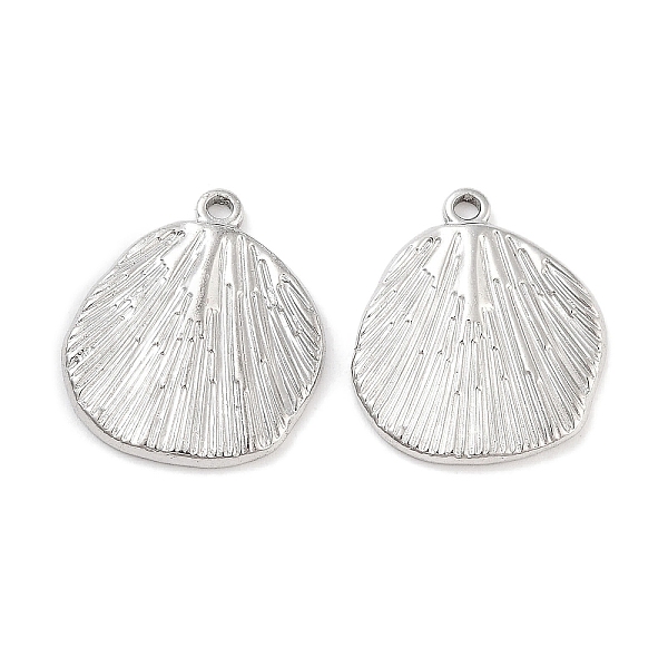 PandaHall 304 Stainless Steel Pendants, Shell Charm, Stainless Steel Color, 18.5x16.5x2mm, Hole: 1.4mm 304 Stainless Steel Shell Shape
PandaHall 304 Stainless Steel Pendants, Shell Charm, Stainless Steel Color, 18.5x16.5x2mm, Hole: 1.4mm 304 Stainless Steel Shell Shape