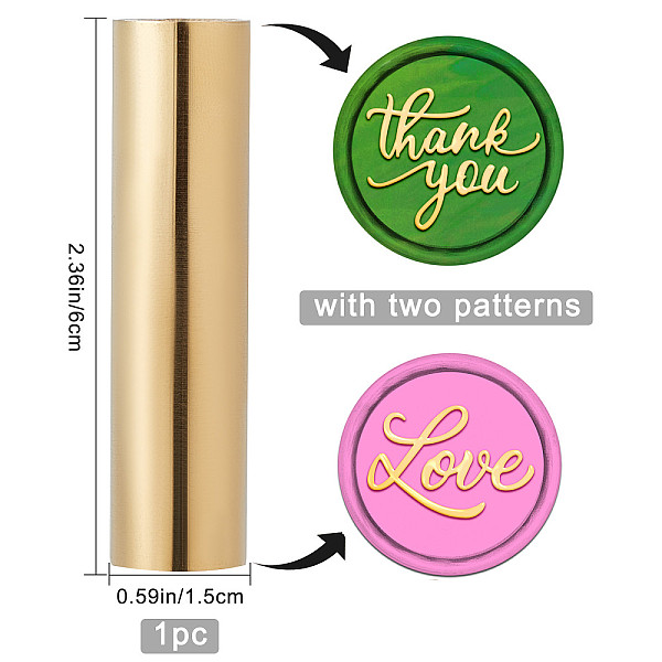 PandaHall CRASPIRE Wax Seal Stamp 2 Sides Mini Brass Column Sealing Stamp 15mm for Wedding Invitation Decoration Birthday Greeting Cards...
PandaHall CRASPIRE Wax Seal Stamp 2 Sides Mini Brass Column Sealing Stamp 15mm for Wedding Invitation Decoration Birthday Greeting Cards...